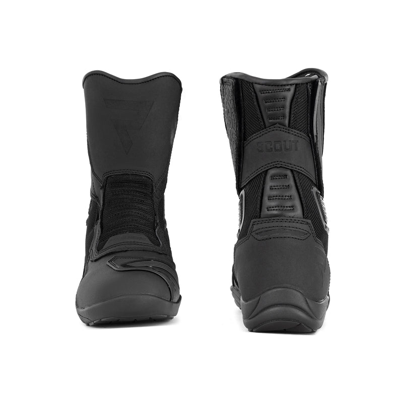Rebelhorn Scout Air Boots Matt Black FREE UK Delivery, FREE 365 Day Returns | Moto Central