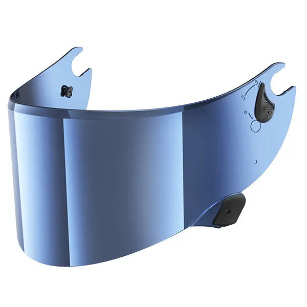 Shark Aeron Anti-Scratch Visor Mirrored Blue FREE UK Delivery, FREE 365 Day Returns | Moto Central