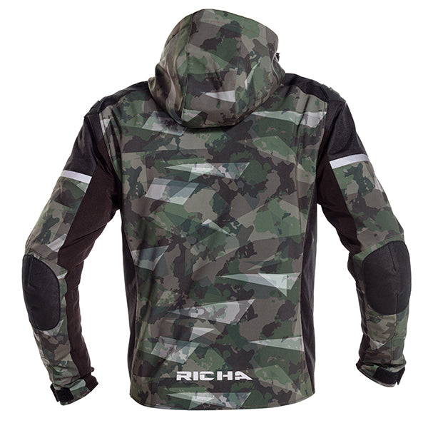 Richa Stealth Hooded Textile Jacket Camo Green