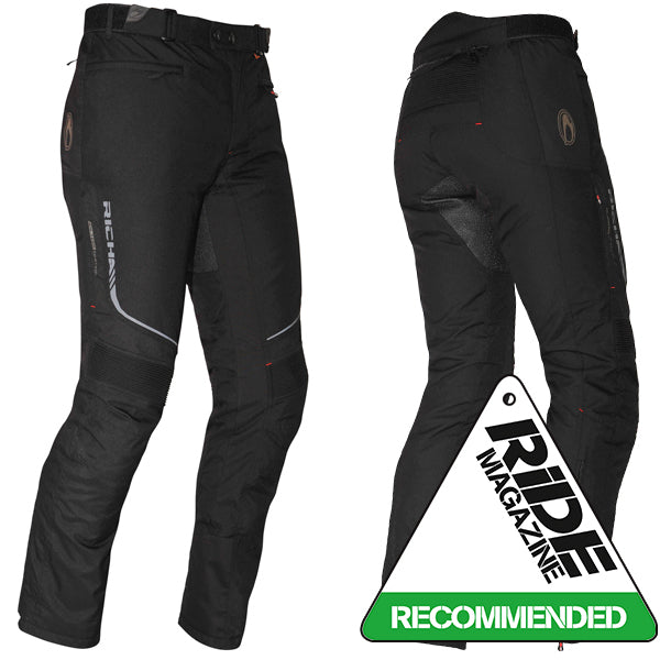 Richa Colorado Prime Ladies Textile Trouser Black FREE UK Delivery, FREE 365 Day Returns | Moto Central