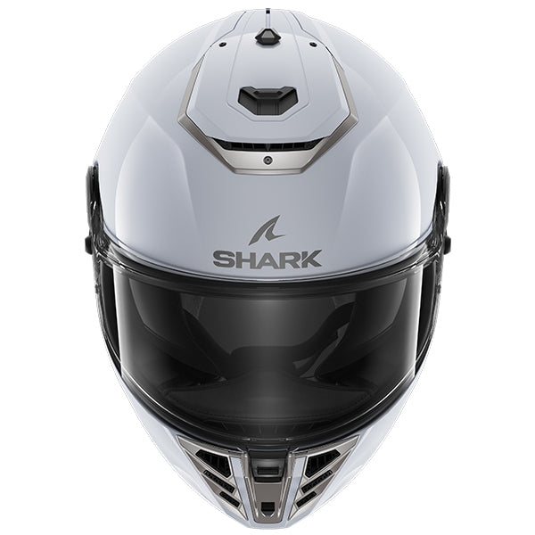 Shark Spartan RS Blank Gloss White / Silver