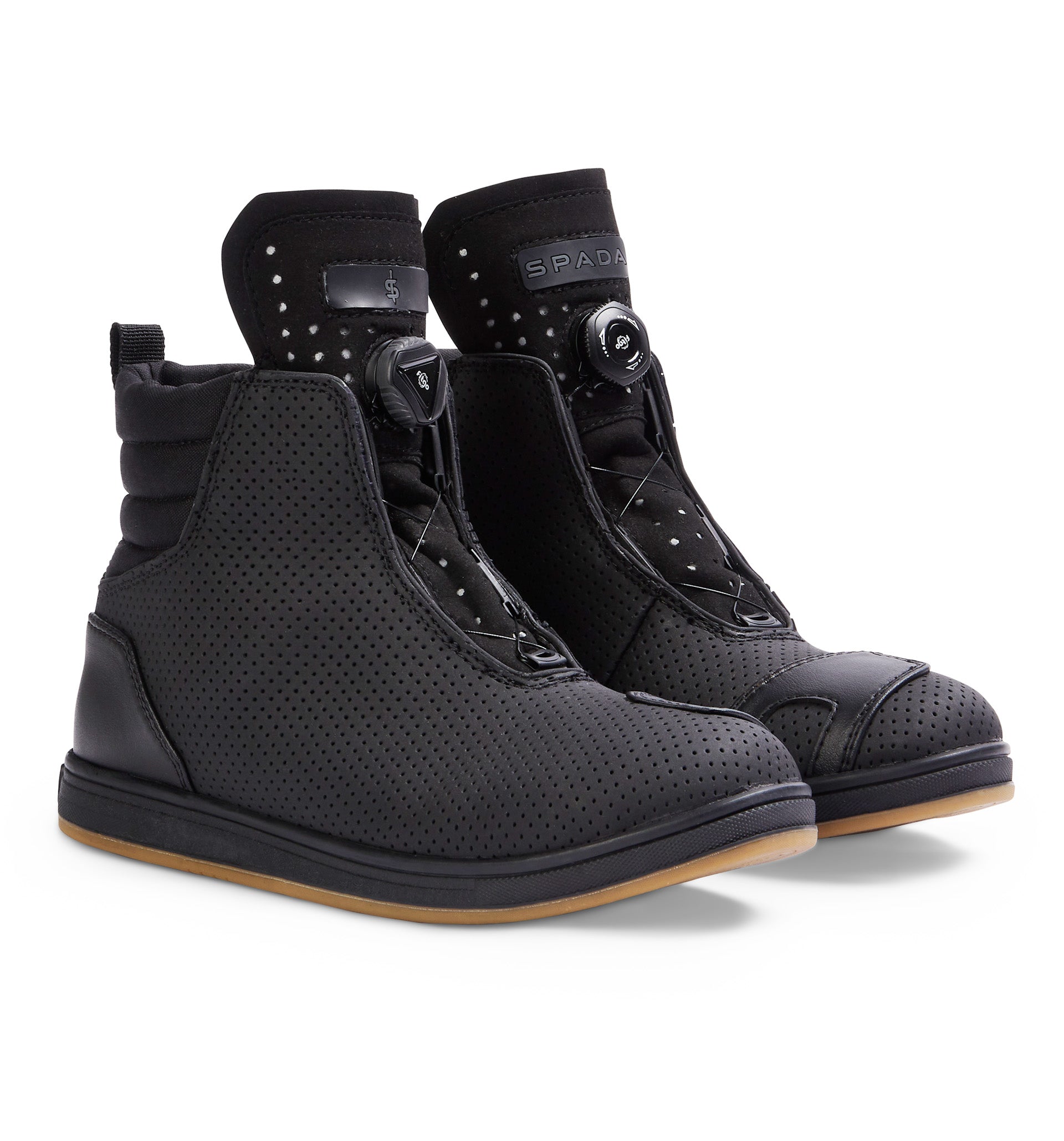 Spada Tachi Waterproof CE Trainer Boots Black FREE UK Delivery, FREE 365 Day Returns | Moto Central