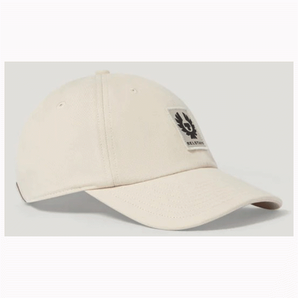 Belstaff Phoenix Logo Cap Silver Birch FREE UK Delivery, FREE 365 Day Returns | Moto Central