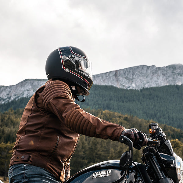 Richa Charleston Leather Jacket Brown