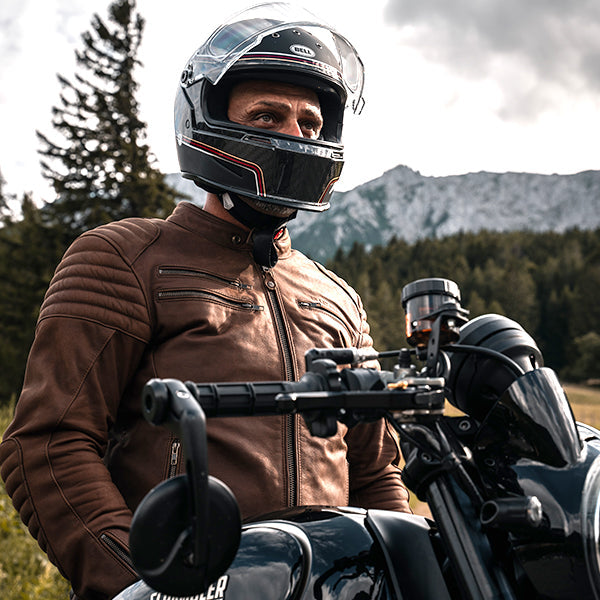 Richa Charleston Leather Jacket Brown