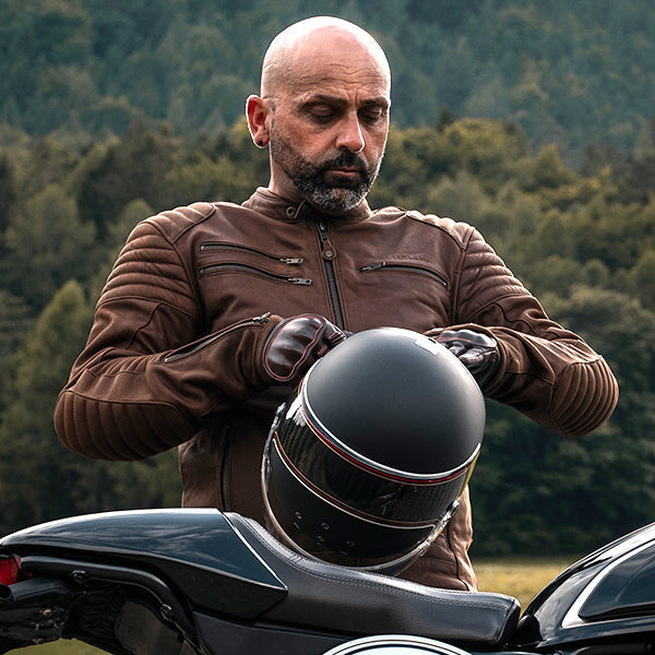 Richa Charleston Leather Jacket Brown