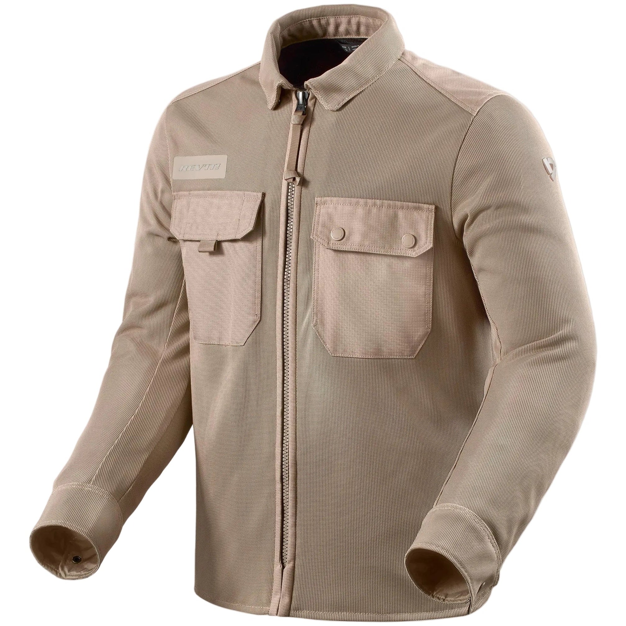 Revit Tracer Air 3 Overshirt Sand, front view