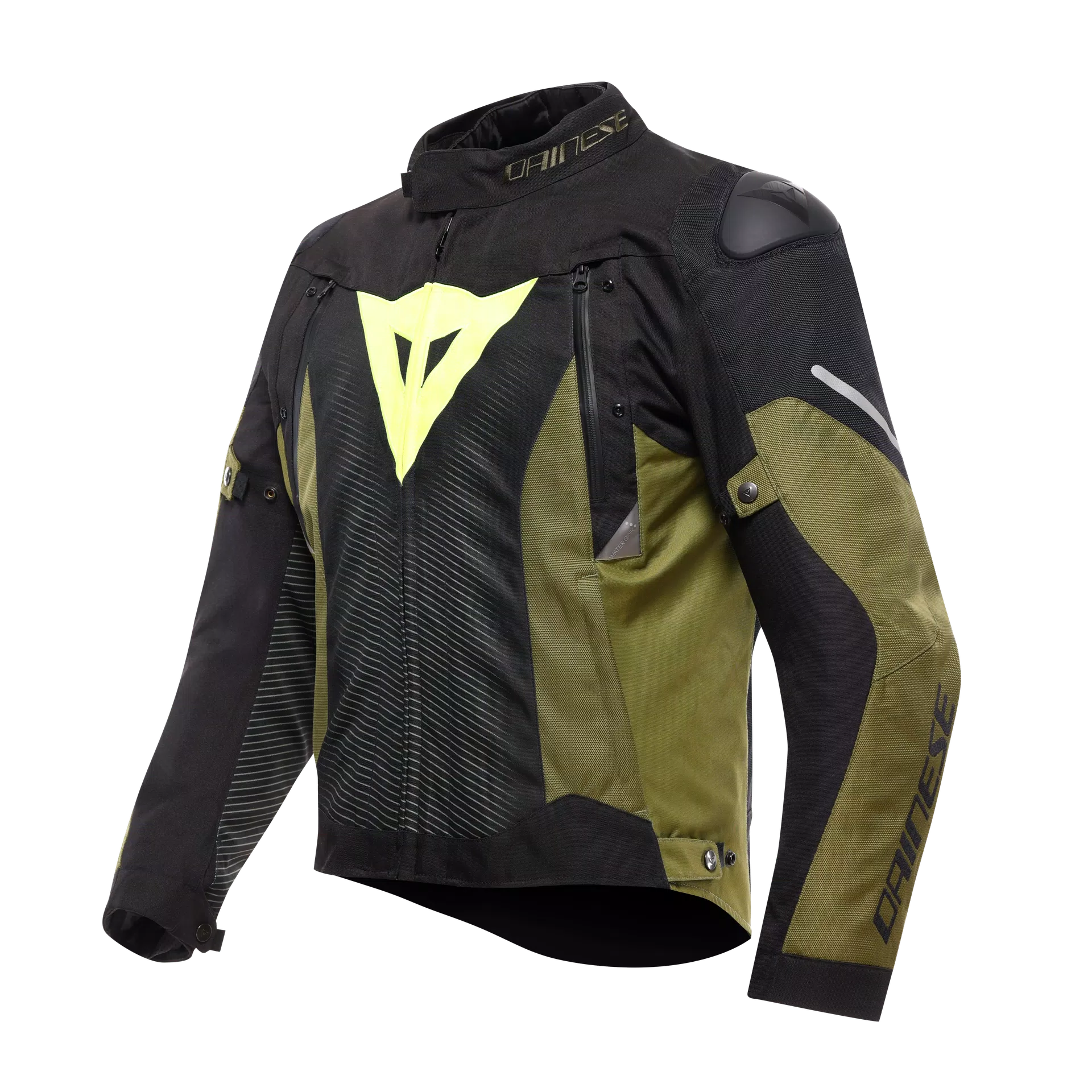 Dainese Super Sprint D-Dry Textile Jacket Black / Fluo Yellow