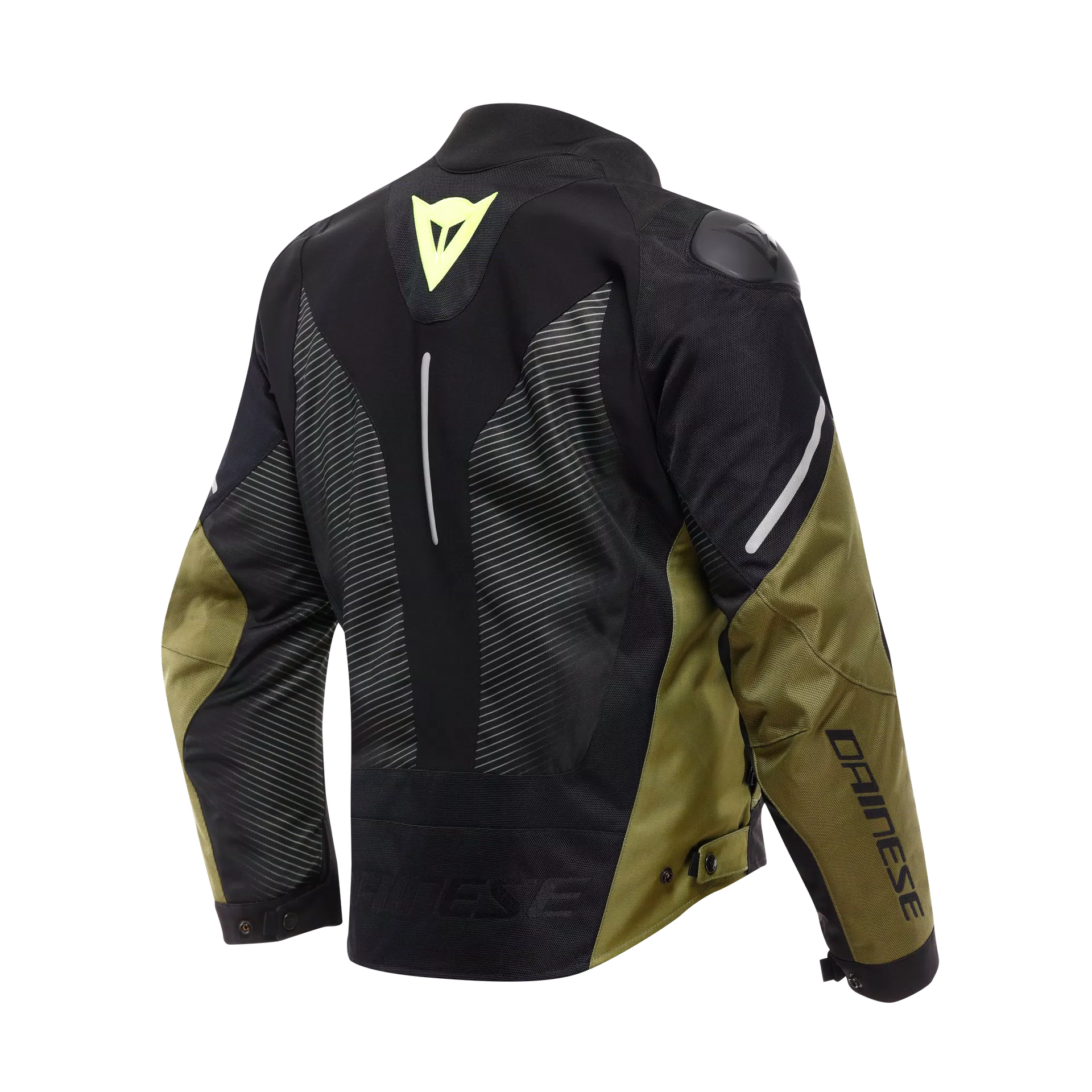 Dainese Super Sprint D-Dry Textile Jacket Black / Fluo Yellow