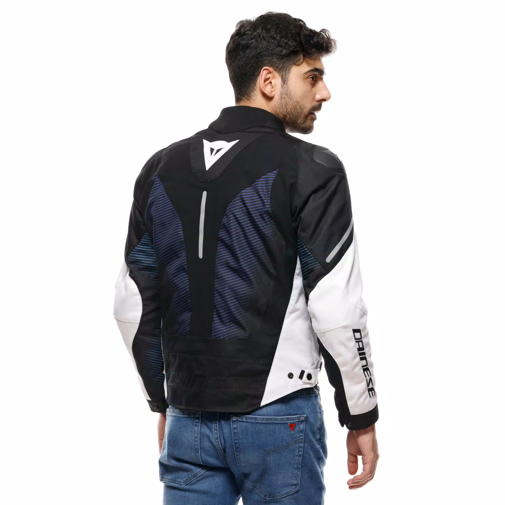 Dainese Super Sprint D-Dry Textile Jacket Black / Blue / White
