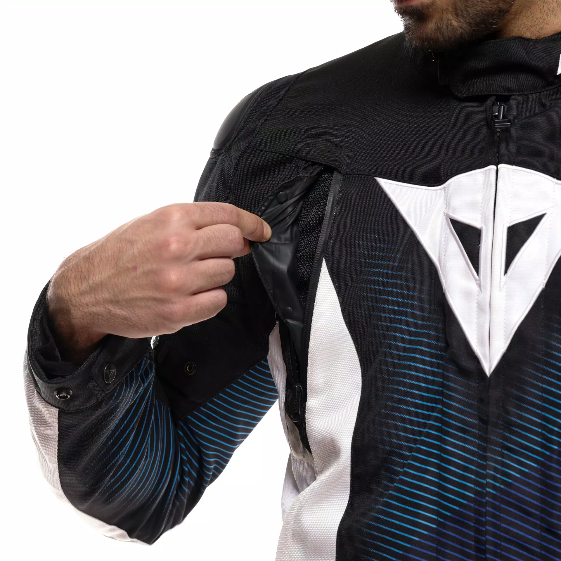 Dainese Super Sprint D-Dry Textile Jacket Black / Blue / White