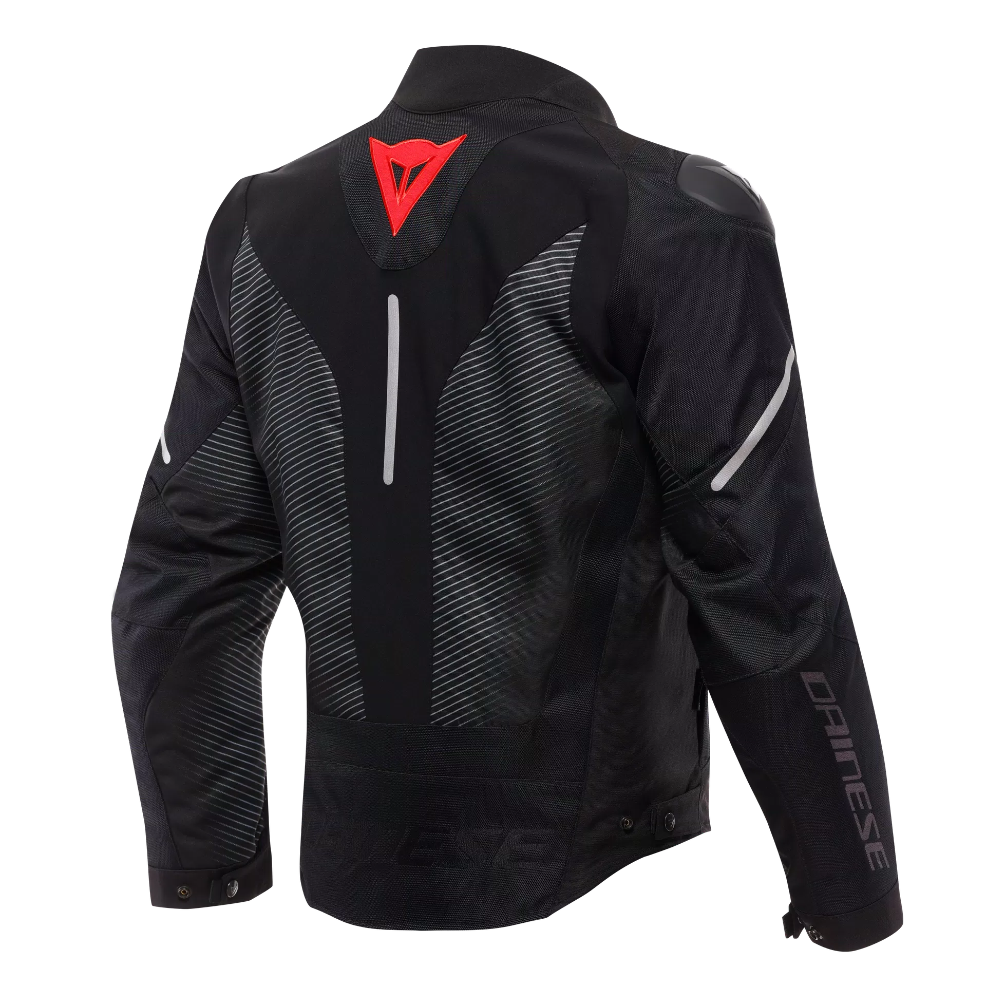Dainese Super Sprint D-Dry Textile Jacket Black / Lava Red