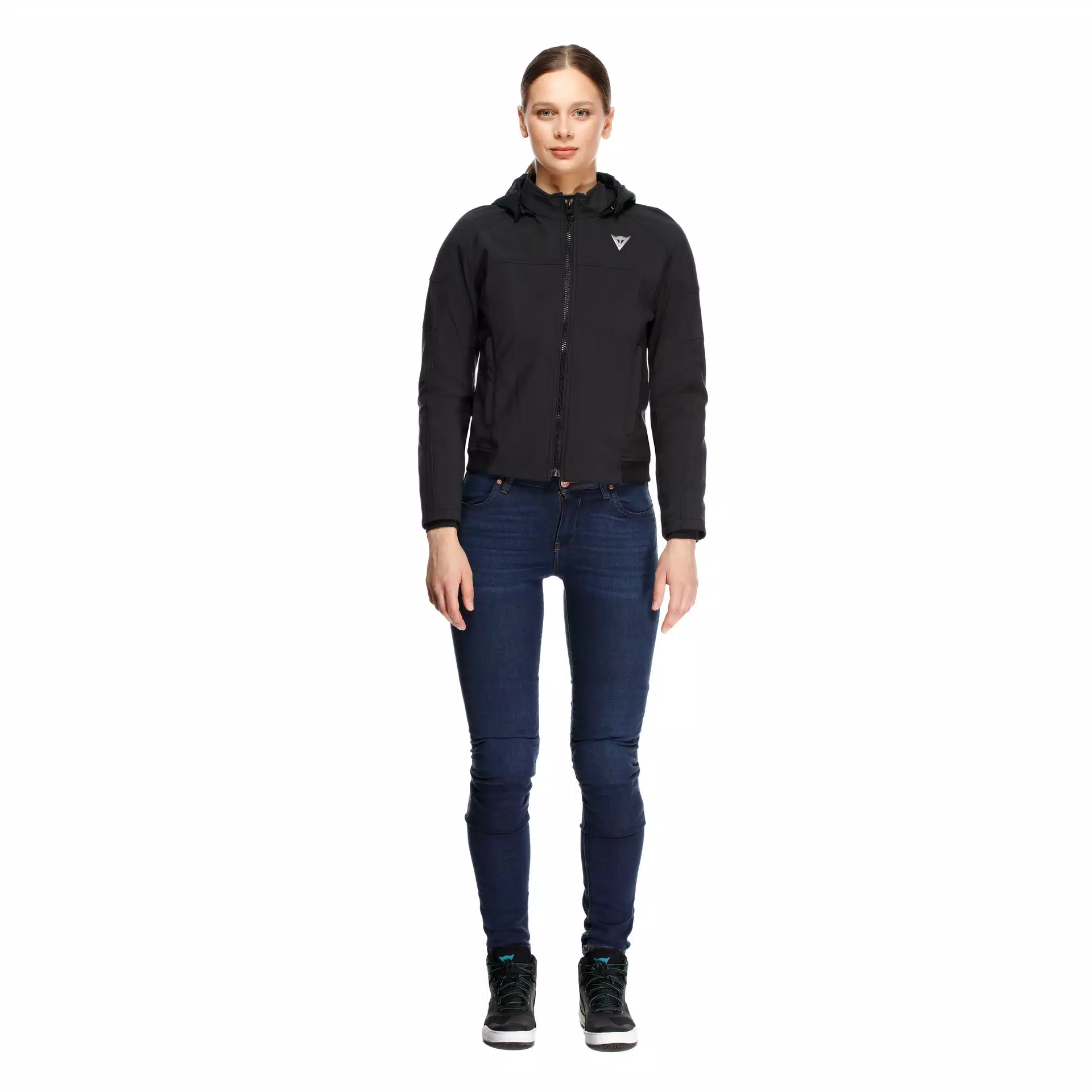 Dainese Ignite 2 Hoodie Ladies Textile Jacket Black - FREE UK Shipping, FREE 365 Day Returns | Moto Central