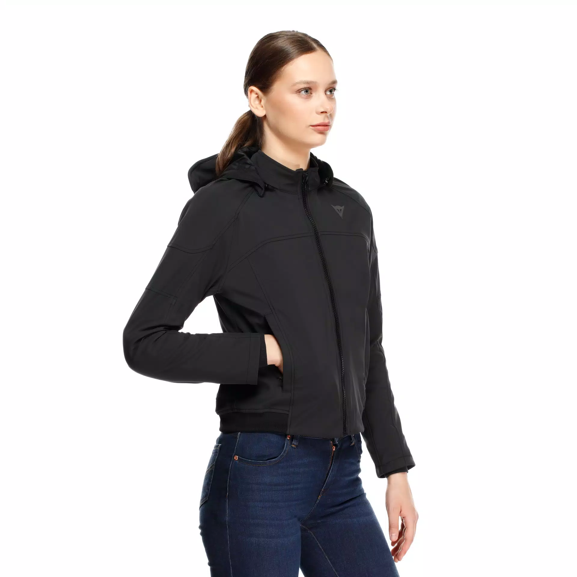 Dainese Ignite 2 Hoodie Ladies Textile Jacket Black - FREE UK Shipping, FREE 365 Day Returns | Moto Central