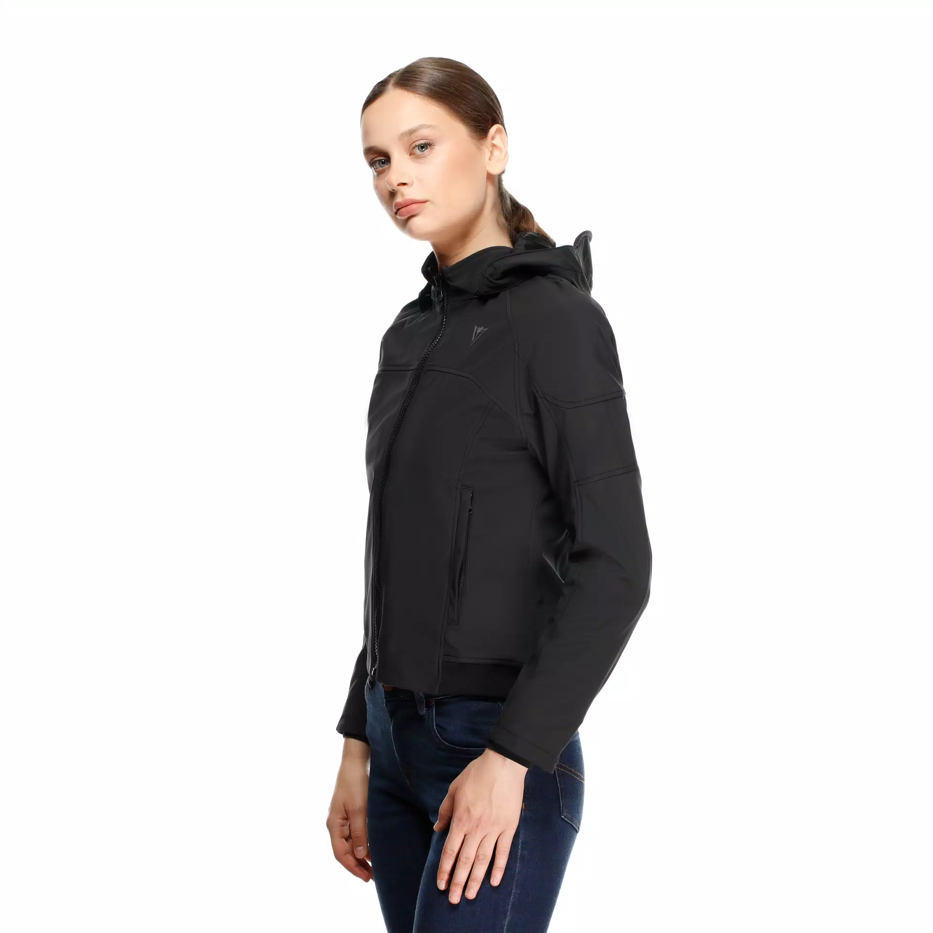 Dainese Ignite 2 Hoodie Ladies Textile Jacket Black - FREE UK Shipping, FREE 365 Day Returns | Moto Central