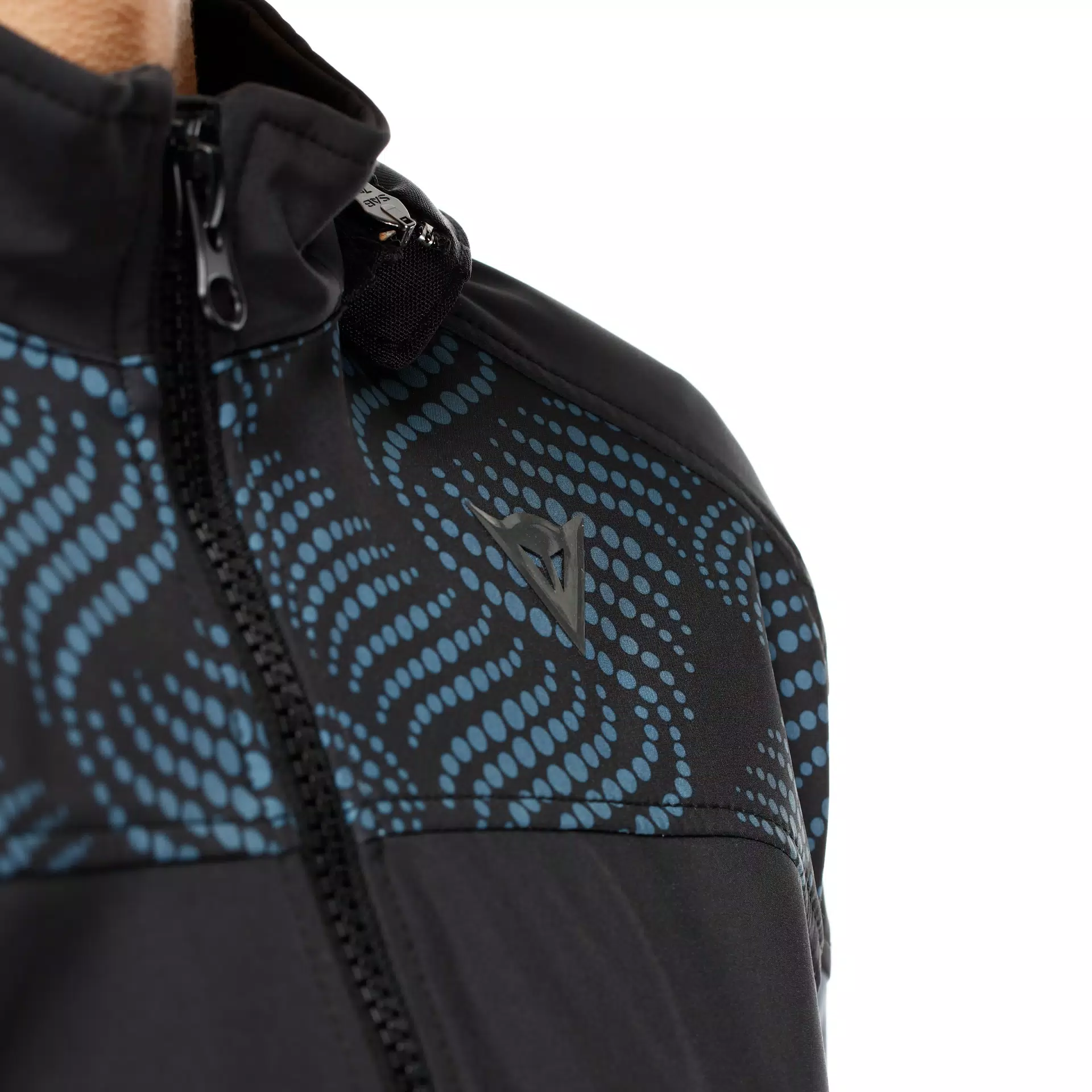 Dainese Ignite 2 Hoodie Ladies Textile Jacket Black / Blue Mirage - FREE UK Shipping, FREE 365 Day Returns | Moto Central