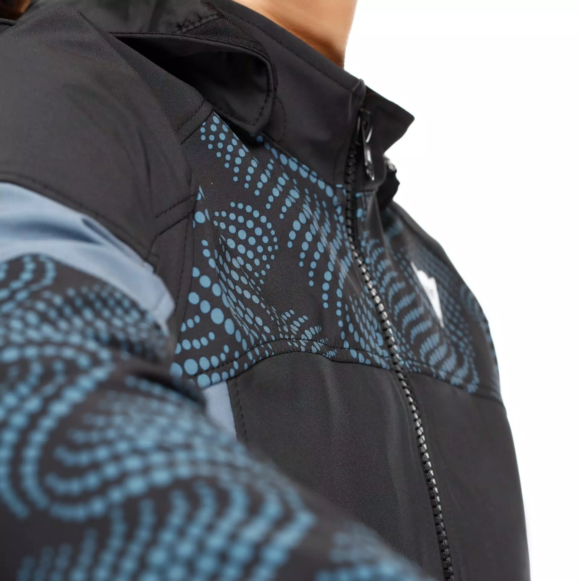 Dainese Ignite 2 Hoodie Ladies Textile Jacket Black / Blue Mirage - FREE UK Shipping, FREE 365 Day Returns | Moto Central
