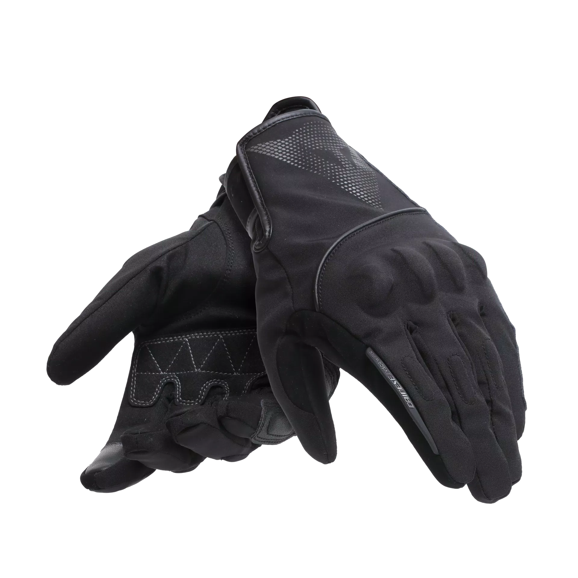 Dainese Udine D-Dry Textile Gloves Black / Reflex