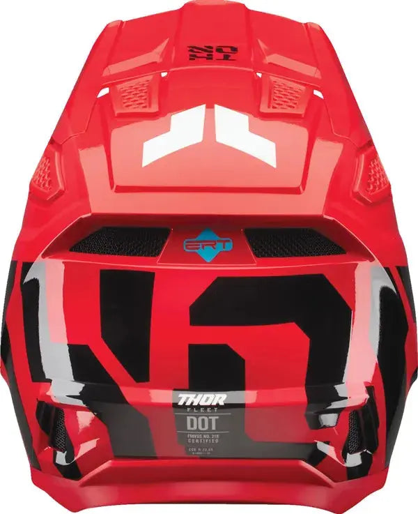 Thor Fleet Forge Red - FREE UK Shipping, FREE 365 Day Returns | Moto Central