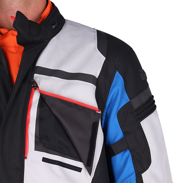 Richa Brutus Touring Gore-Tex Jacket Grey / Blue / Red