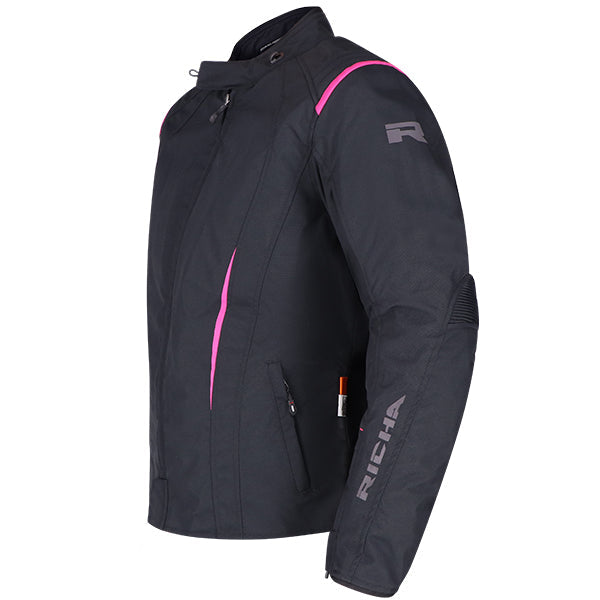Richa Chloe 2 Ladies Touring Textile Jacket Black / Pink