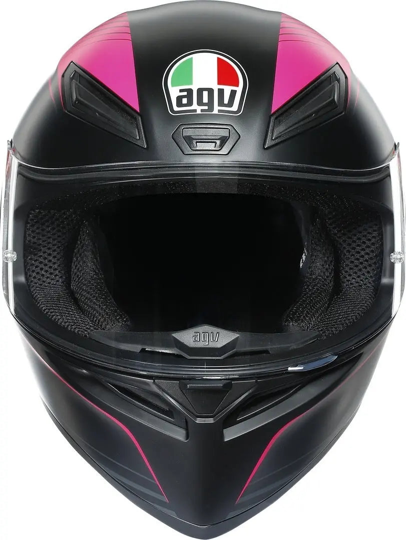 AGV K1 Warmup Black / Pink - FREE UK Shipping, FREE 365 Day Returns | Moto Central