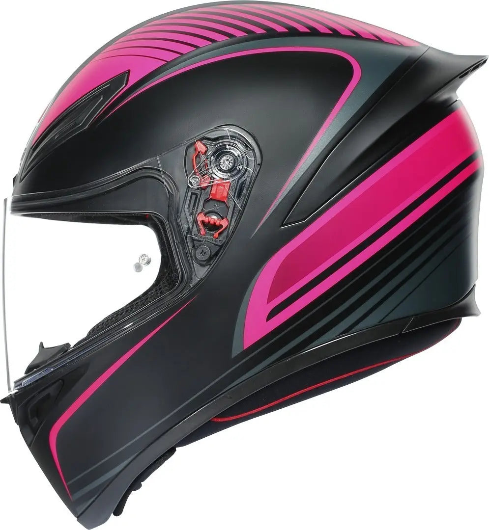 AGV K1 Warmup Black / Pink - FREE UK Shipping, FREE 365 Day Returns | Moto Central