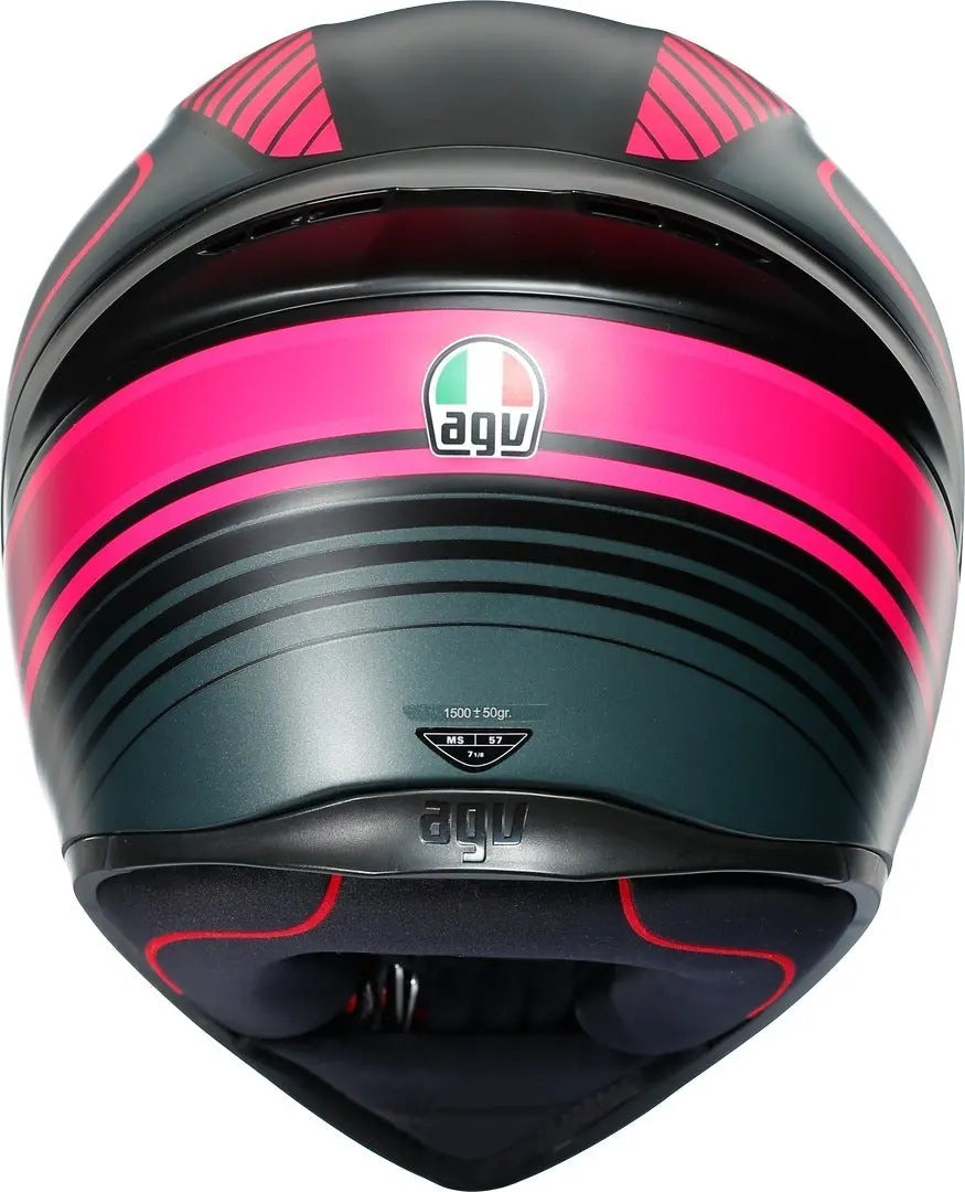 AGV K1 Warmup Black / Pink - FREE UK Shipping, FREE 365 Day Returns | Moto Central