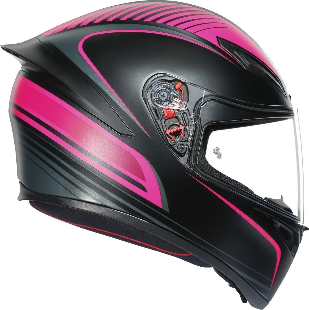 AGV K1 Warmup Black / Pink - FREE UK Shipping, FREE 365 Day Returns | Moto Central