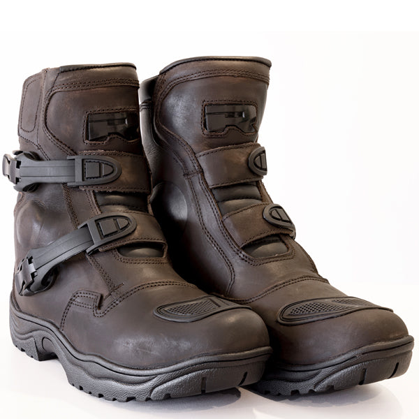 Richa Colt Leather Short Boots Brown