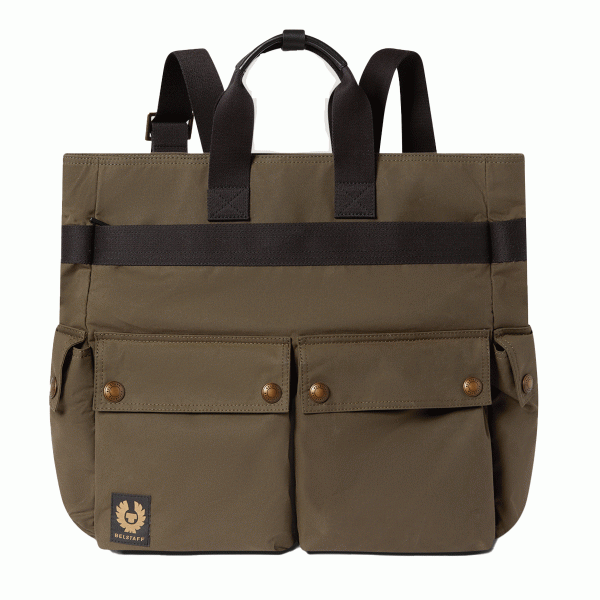 Belstaff Trialmaster 2-Way Tote Olive FREE UK Delivery, FREE 365 Day Returns | Moto Central
