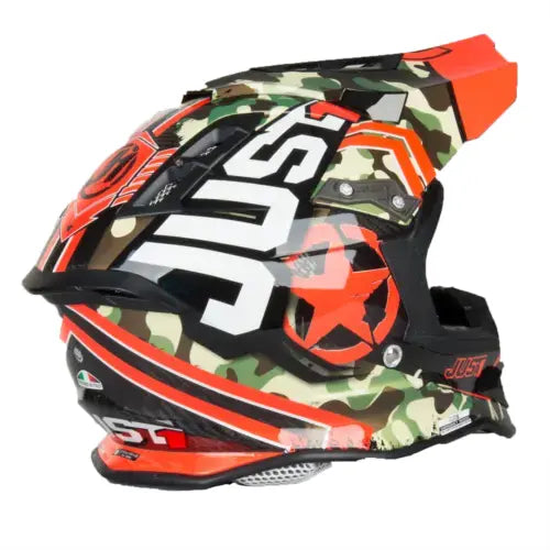 Just1 J12 Carbon MX Kombat Red