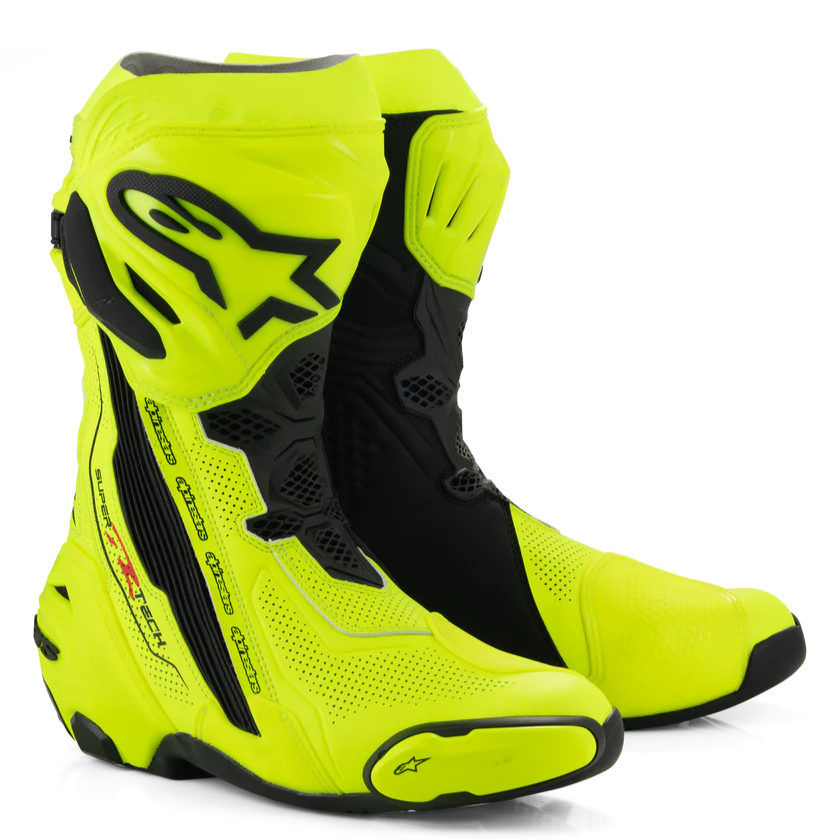 Alpinestars Supertech R Vented Boots Fluo Yellow / Black