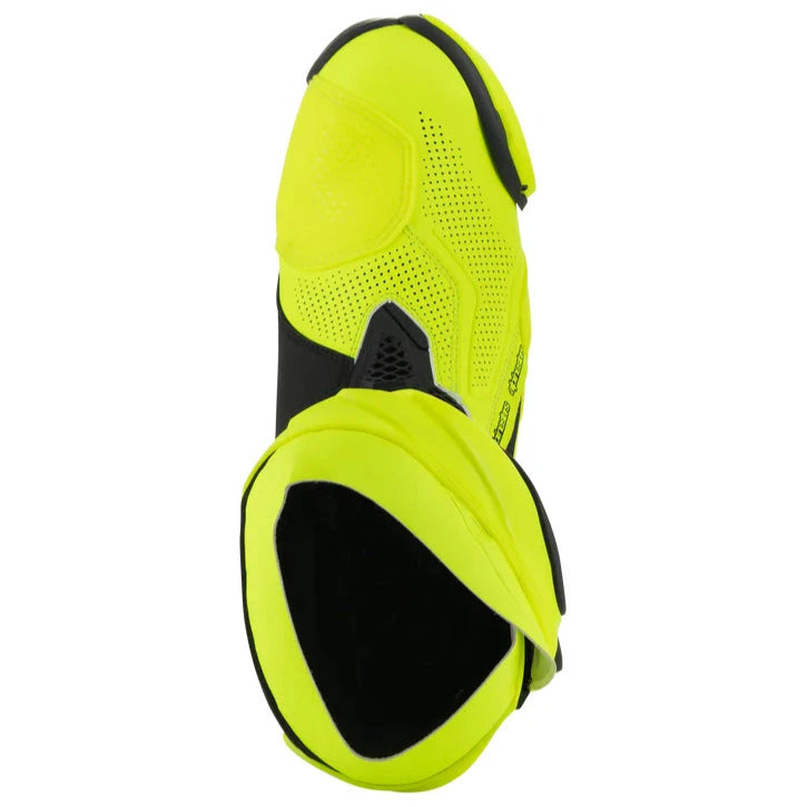 Alpinestars Supertech R Vented Boots Fluo Yellow / Black top view