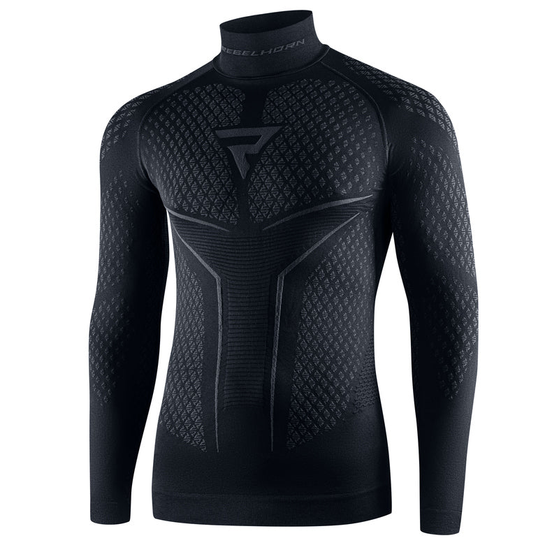 Rebelhorn Therm 2 Thermoactive Long Sleeves T-Shirt Black / Grey FREE UK Delivery, FREE 365 Day Returns | Moto Central
