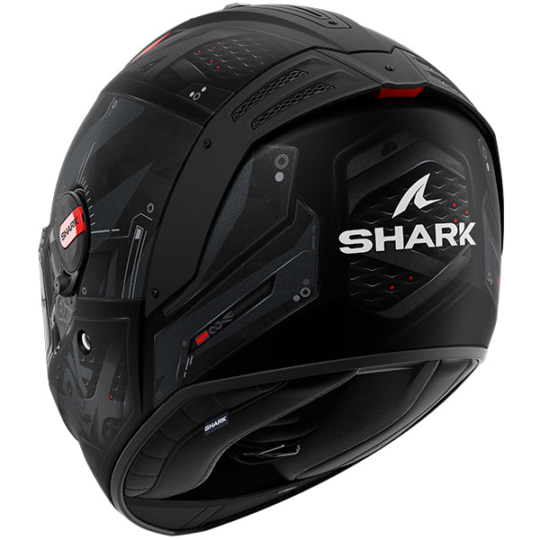 Shark Spartan RS Stingrey Matt Black / Red / Anthracite