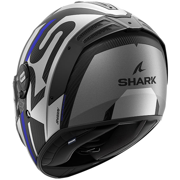 Shark Spartan RS Carbon Shawn Carbon / Blue / Silver