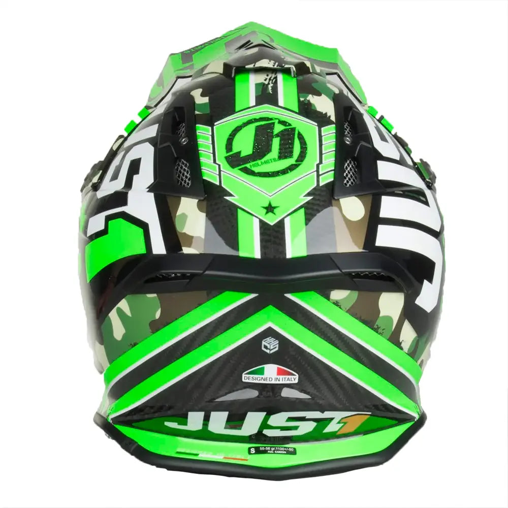 Just1 J12 Carbon MX Kombat Green