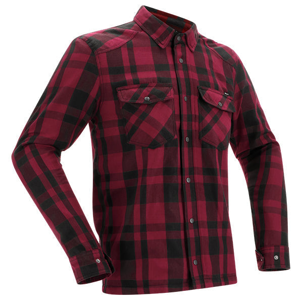 Richa Forest Summer Protective Overshirt Black / Burgundy