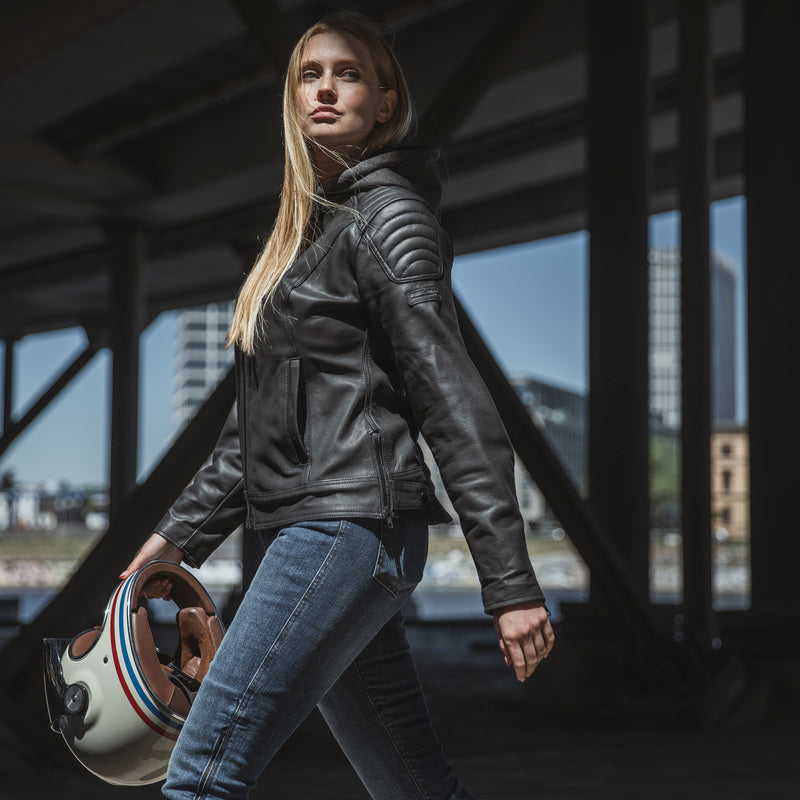 Rebelhorn Impala Ladies Leather Jacket Black FREE UK Delivery, FREE 365 Day Returns | Moto Central