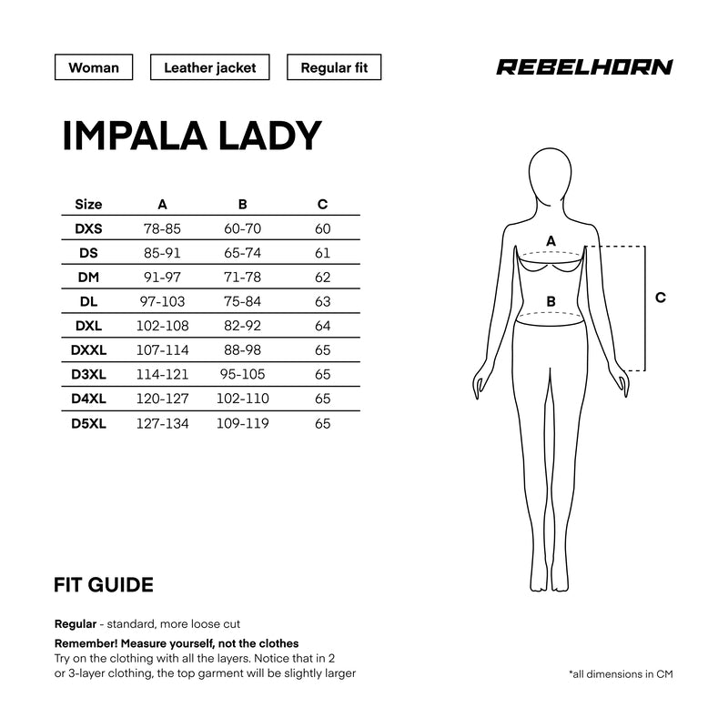 Rebelhorn Impala Ladies Leather Jacket Black FREE UK Delivery, FREE 365 Day Returns | Moto Central