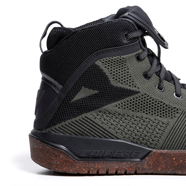 Dainese Metractive Air Riding Shoes Grape Leaf Green / Black FREE UK Delivery, FREE 365 Day Returns | Moto Central