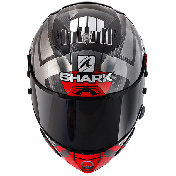 Shark Race R Pro GP 06 Zarco Winter Test Carbon / Chrome / Red