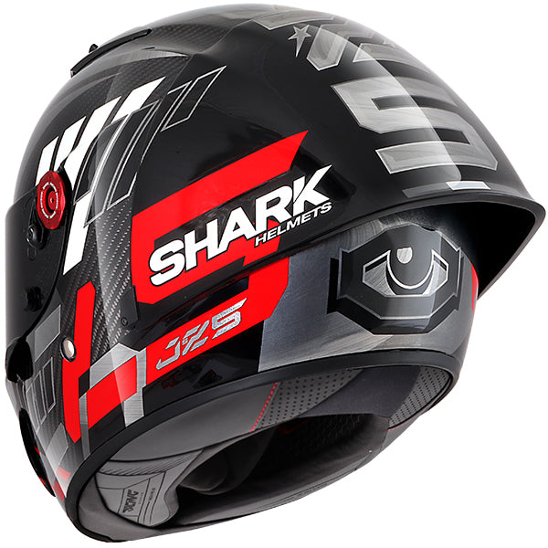 Shark Race R Pro GP 06 Zarco Winter Test Carbon / Chrome / Red
