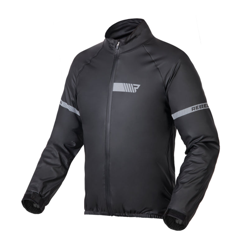 Rebelhorn Ocean Rain Over Jacket Black FREE UK Delivery, FREE 365 Day Returns | Moto Central