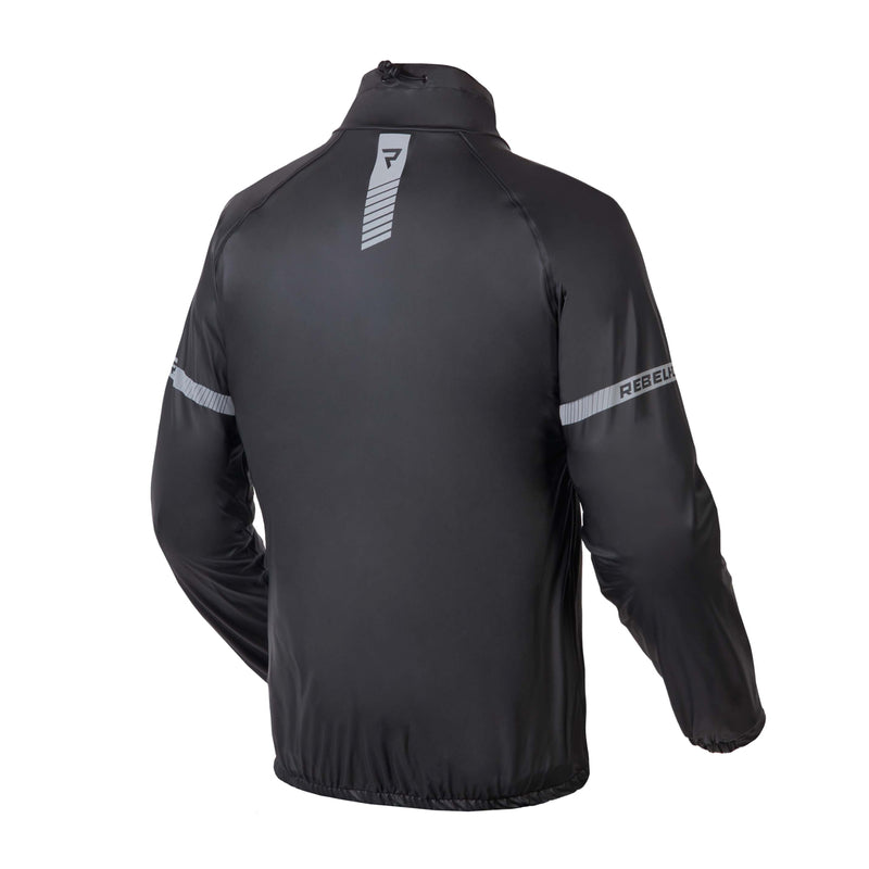 Rebelhorn Ocean Rain Over Jacket Black FREE UK Delivery, FREE 365 Day Returns | Moto Central