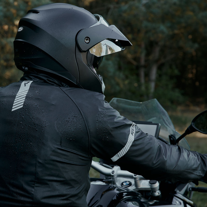 Rebelhorn Ocean Rain Over Jacket Black FREE UK Delivery, FREE 365 Day Returns | Moto Central