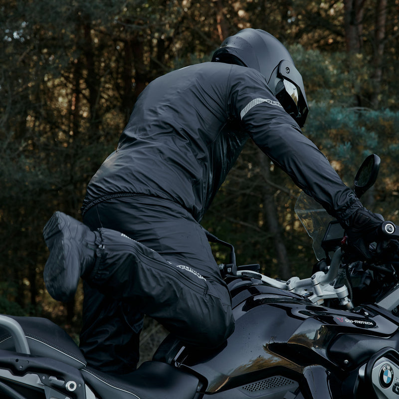Rebelhorn Ocean Rain Over Jacket Black FREE UK Delivery, FREE 365 Day Returns | Moto Central