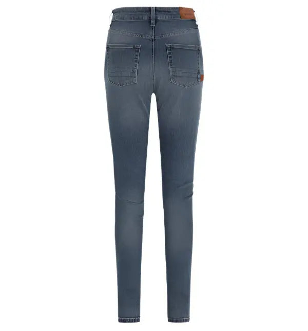 Rokker Rokkertech High Waist AA Ladies Jeans Blue FREE UK Delivery, FREE 365 Day Returns | Moto Central