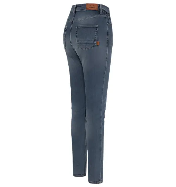 Rokker Rokkertech High Waist AA Ladies Jeans Blue FREE UK Delivery, FREE 365 Day Returns | Moto Central